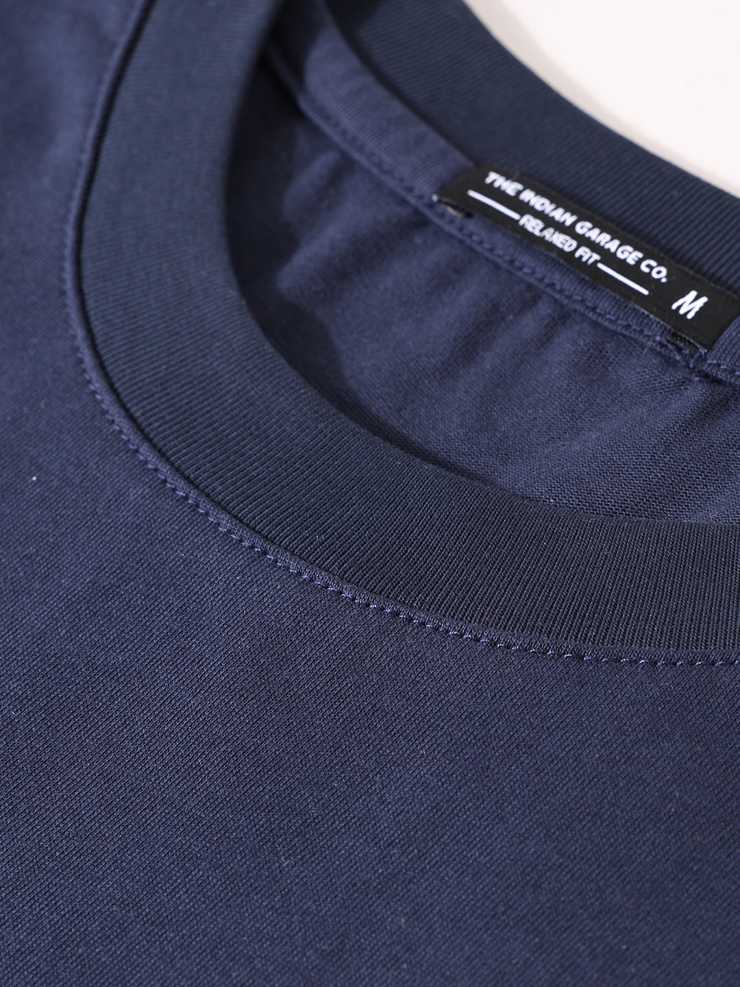 Men's Blue Relaxed Fit Graphic Street Wear T-Shirt