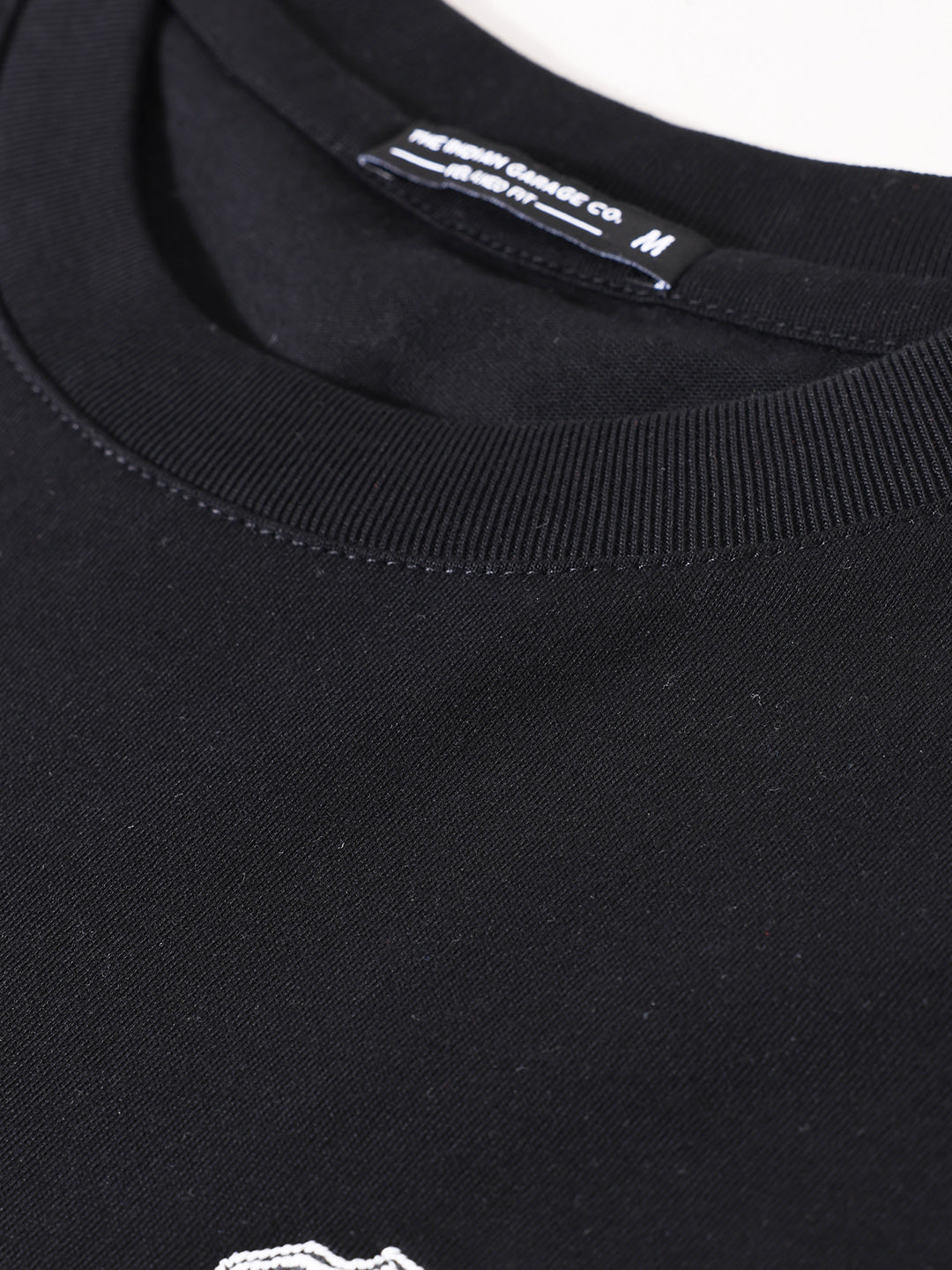Men's Black Relaxed Fit Graphic Street Wear T-Shirt