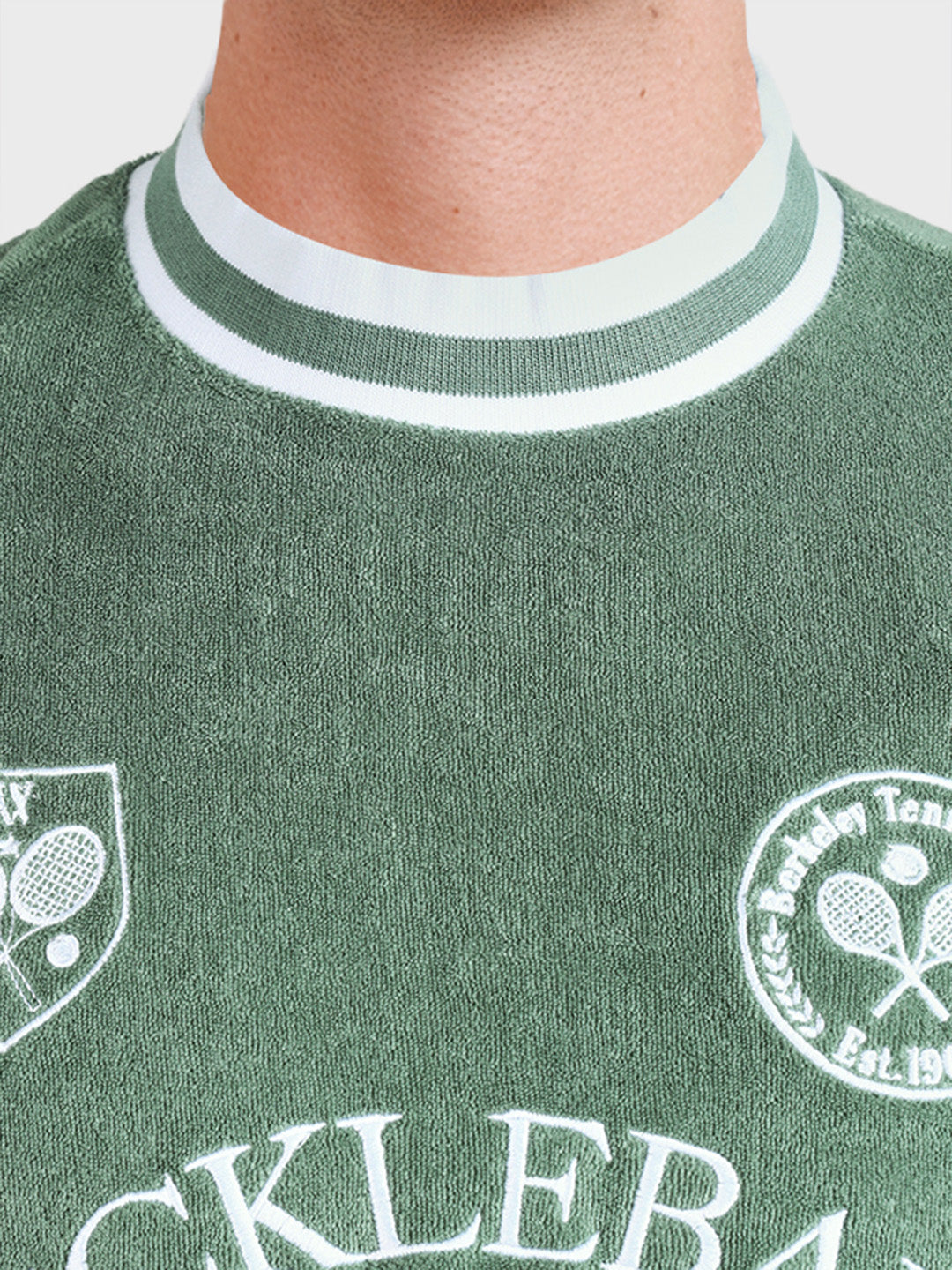 Men's Green Boxy Fit Solid Casual T-Shirt