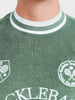 Men's Green Boxy Fit Solid Casual T-Shirt