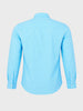 Men's Blue Slim Fit Solid Casual Shirt