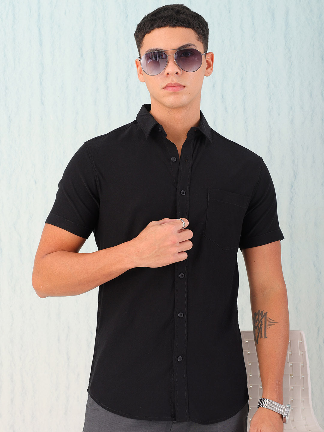 Men's Solid Shirt