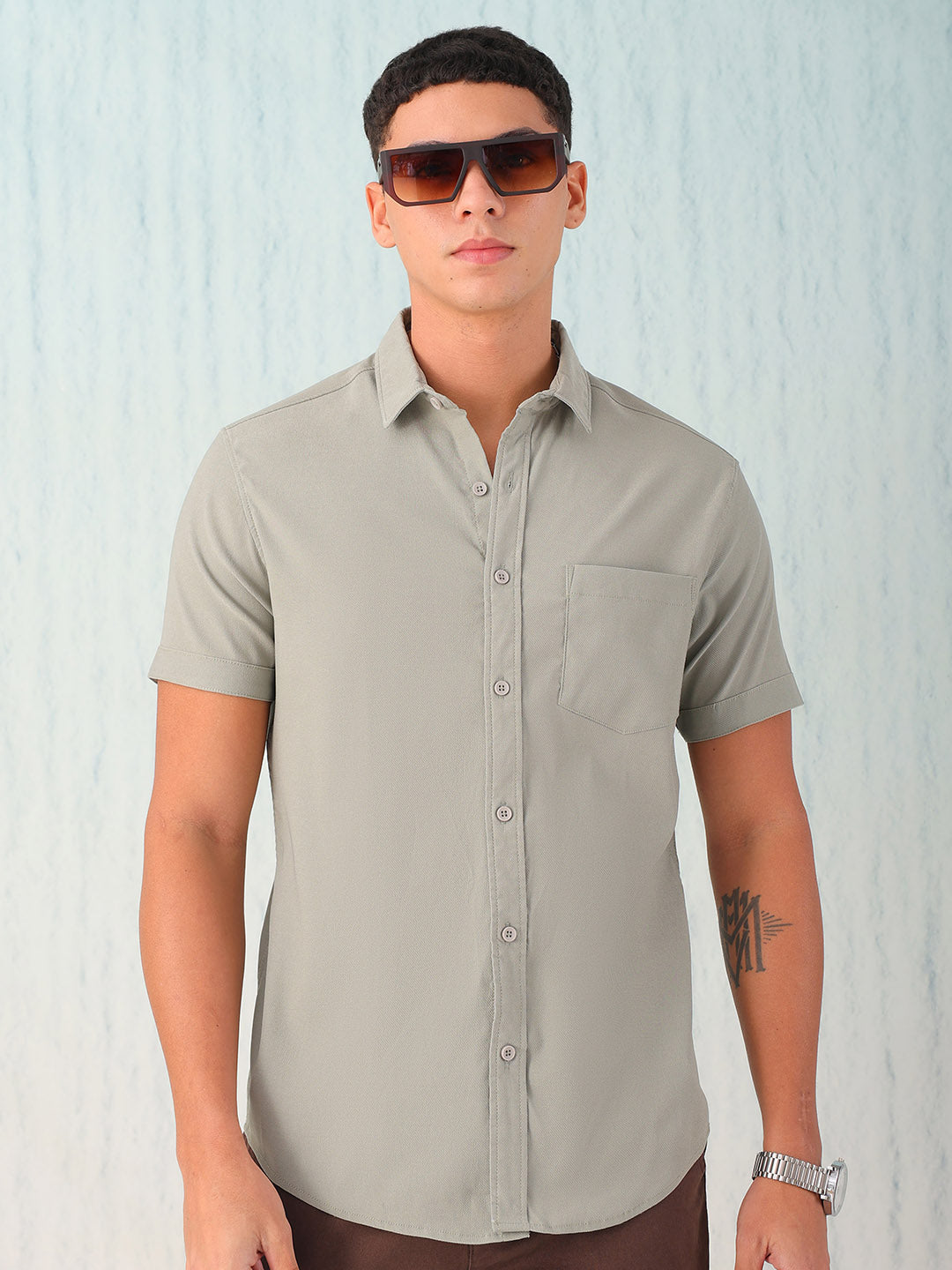 Men's Solid Shirt