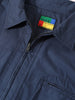 Men's Navy Blue Boxy Fit Solid Korean Street Shirt