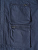 Men's Navy Blue Boxy Fit Solid Korean Street Shirt
