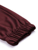 Men's Maroon Relaxed Fit Textured Cargo Joggers