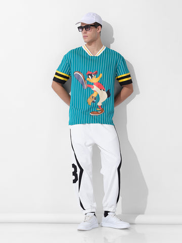Men's Relaxed Fit White Joggers