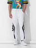 Men's Relaxed Fit White Joggers