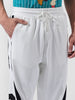 Men's Relaxed Fit White Joggers