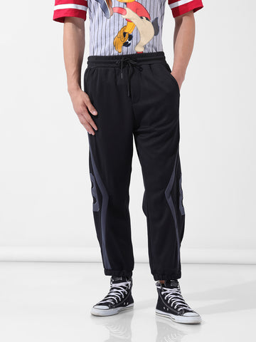 Men's Relaxed Fit Black Joggers