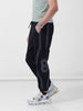 Men's Black Baggy Fit Printed Street Joggers
