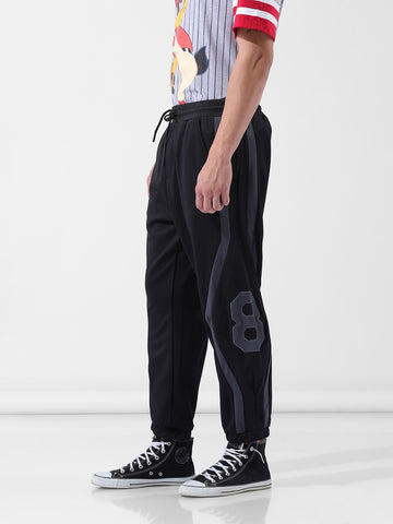 Men's Relaxed Fit Black Joggers