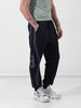 Men's Black Baggy Fit Printed Street Joggers
