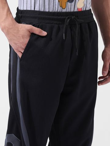 Men's Relaxed Fit Black Joggers