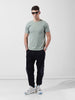 Men's Black Baggy Fit Printed Street Joggers
