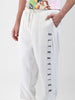Men's White Relaxed Fit Street Joggers