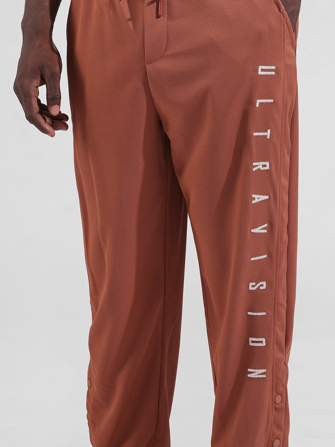 Men's Grey Relaxed Fit Street Joggers