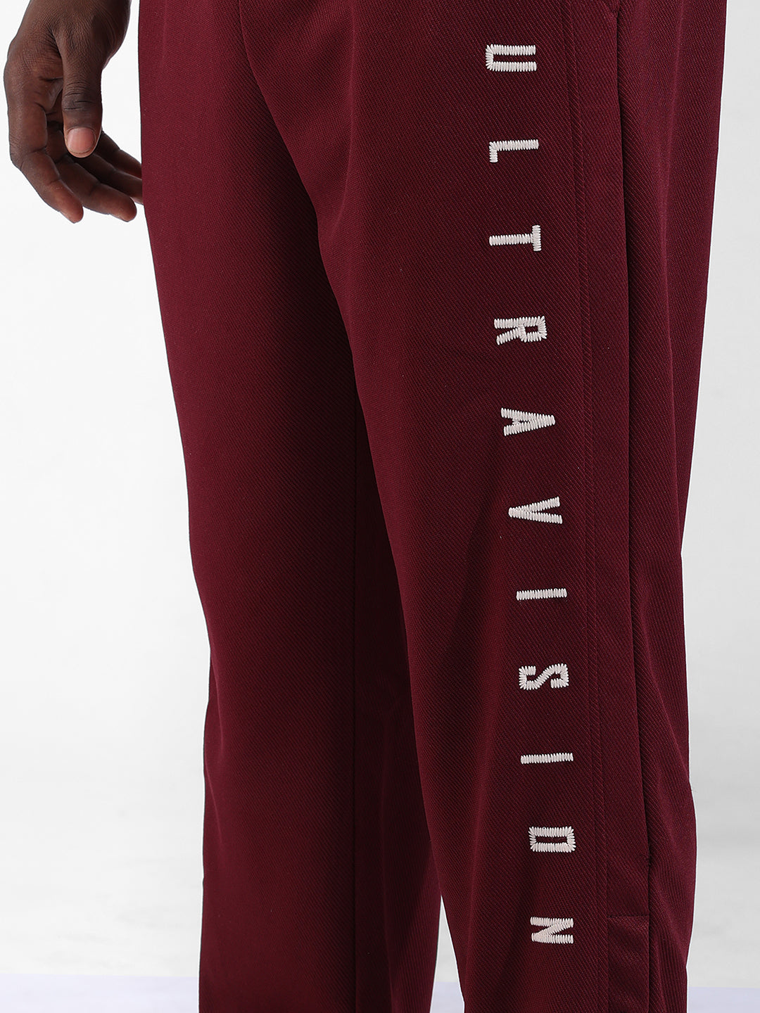 Men's Purple Relaxed Fit Street Joggers