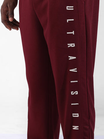 Men's Purple Relaxed Fit Street Joggers