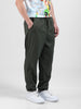 Men's Olive Relaxed Fit Street Joggers