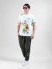 Men's Olive Relaxed Fit Street Joggers
