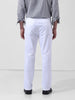 Men's White Regular Fit Casual Chinos