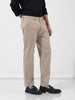 Men's Beige Regular Fit Casual Chinos