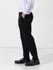 Men's Black Regular Fit Casual Chinos
