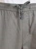 Men's Grey Relaxed Fit Solid Utility Cargo