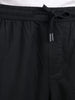 Men's Black Relaxed Fit Solid Utility Cargo