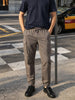 Men's Brown Regular Fit Solid Utility Cargo