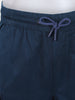 Men's Navy Blue Regular Fit Solid Utility Cargo
