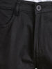 Men's Black Relaxed Fit Solid Utility Cargo