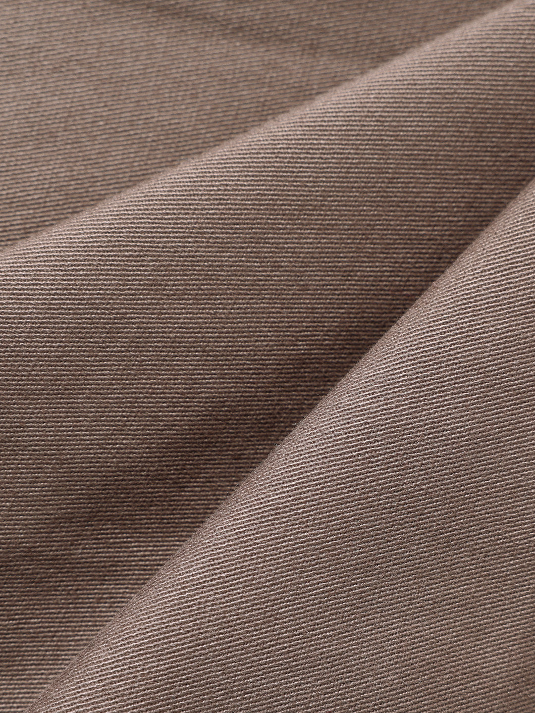 Men's Brown Relaxed Fit Solid Utility Cargo