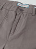 Men's Grey Relaxed Fit Solid Utility Cargo