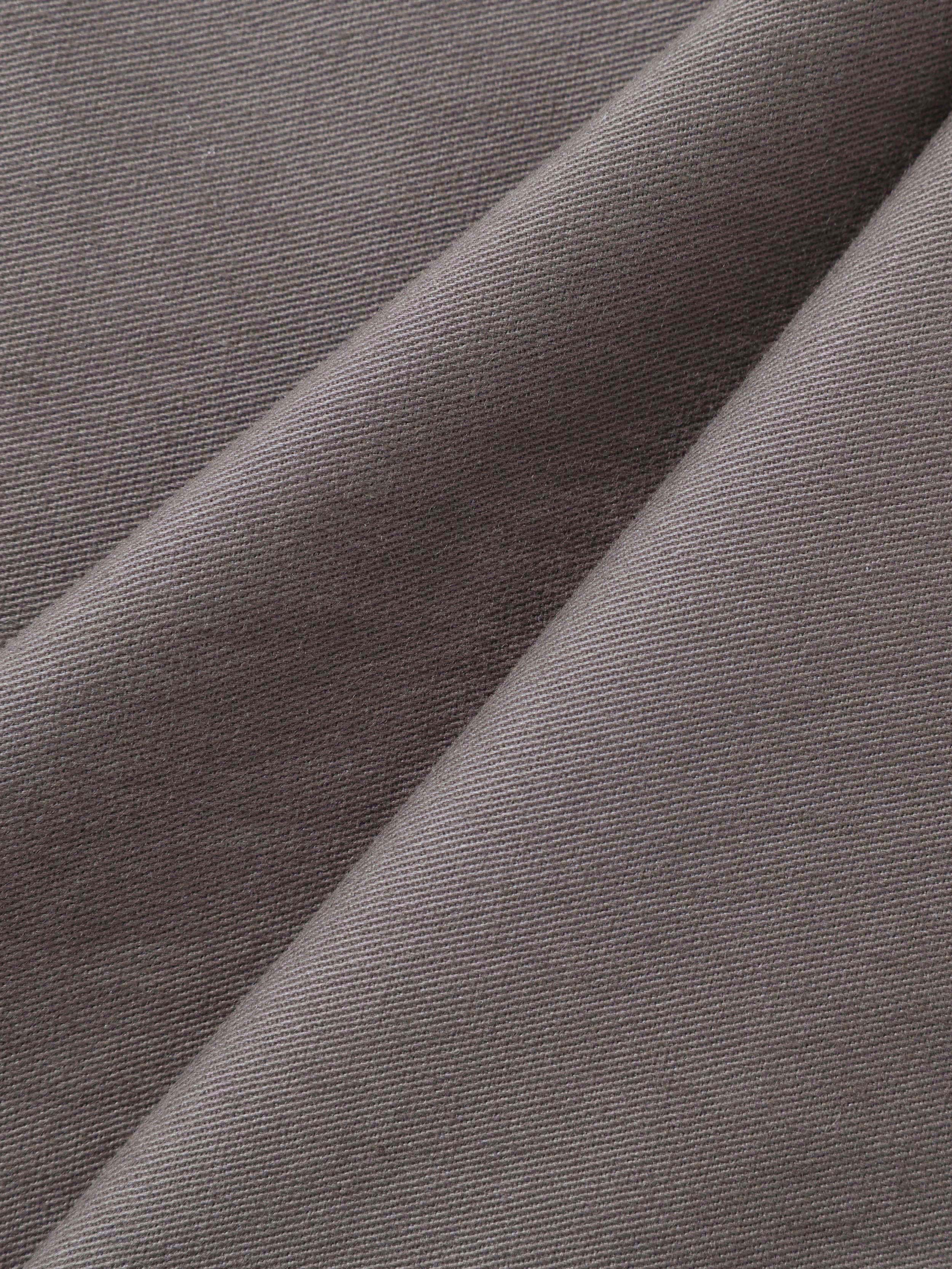 Men's Grey Relaxed Fit Solid Utility Cargo