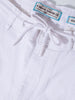 Men's White Regular Fit Solid Utility Cargo