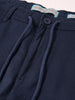 Men's Navy Blue Regular Fit Solid Utility Cargo