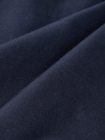 Men's Navy Blue Regular Fit Solid Utility Cargo