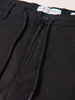 Men's Black Regular Fit Solid Utility Cargo