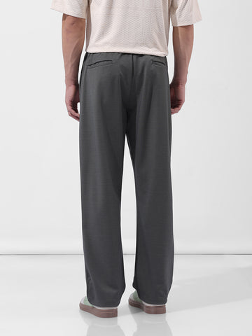Men's Earthy Green Relaxed Fit Solid Casual Joggers