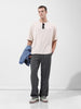 Men's Earthy Green Relaxed Fit Solid Casual Joggers