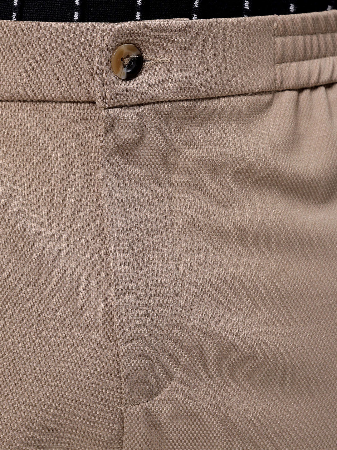 Men's Grey Regular Fit Casual Chinos