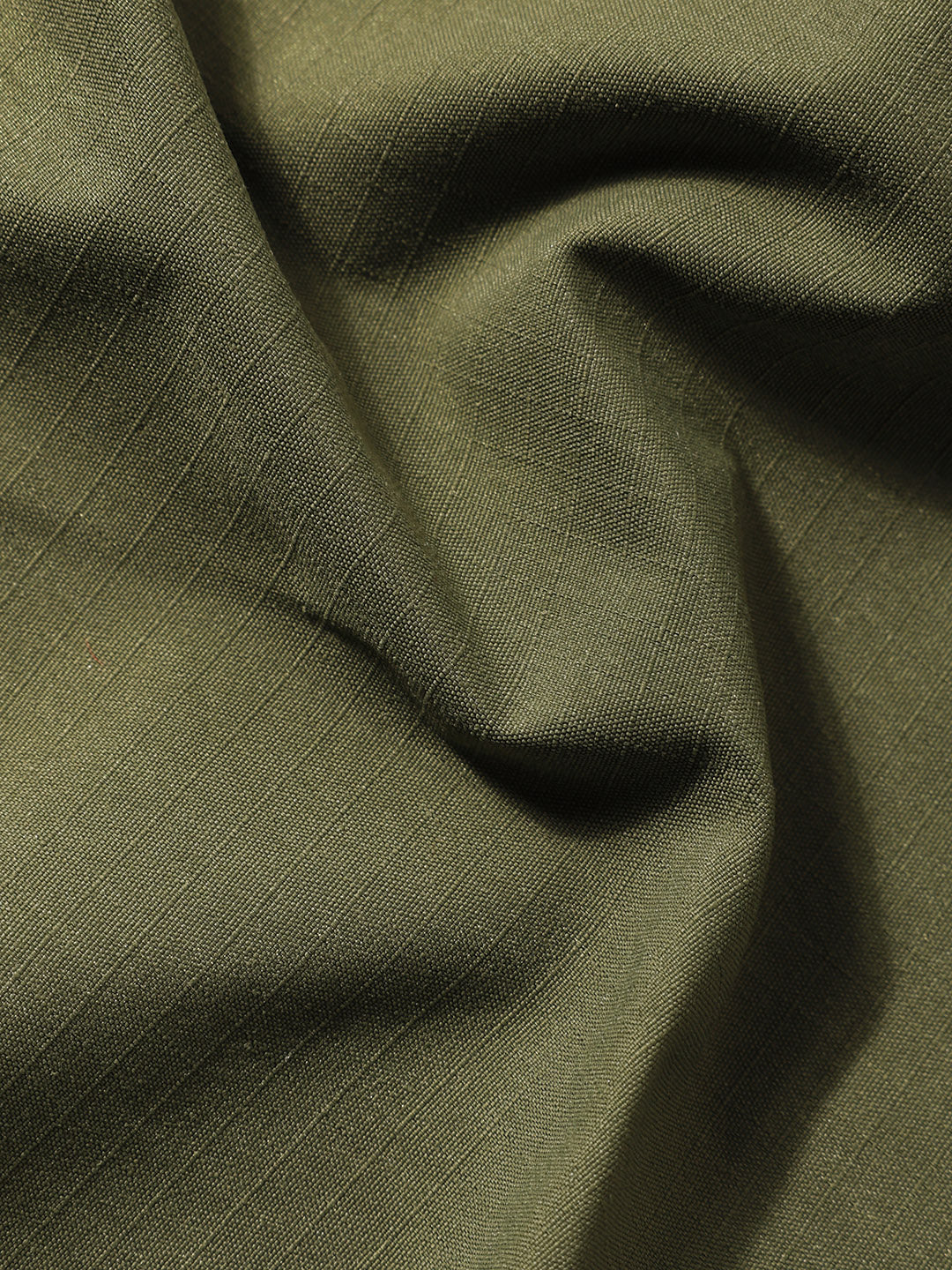 Men's Green Relaxed Fit Textured Utility Shorts