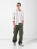 Men's Green Relaxed Fit Utility Cargo