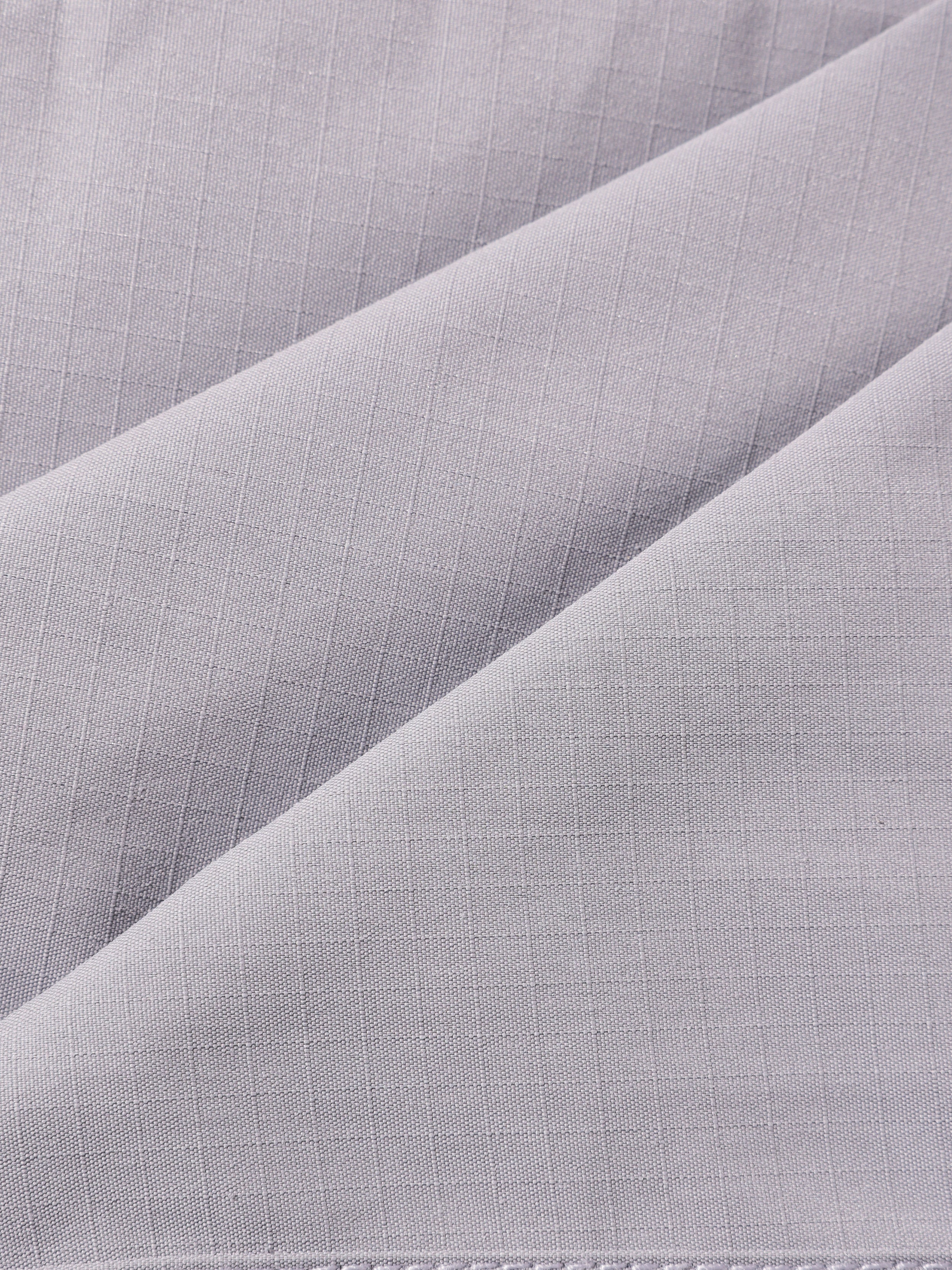 Men's Grey Relaxed Fit Textured Utility Cargo