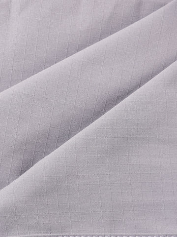 Men's Grey Relaxed Fit Textured Utility Cargo