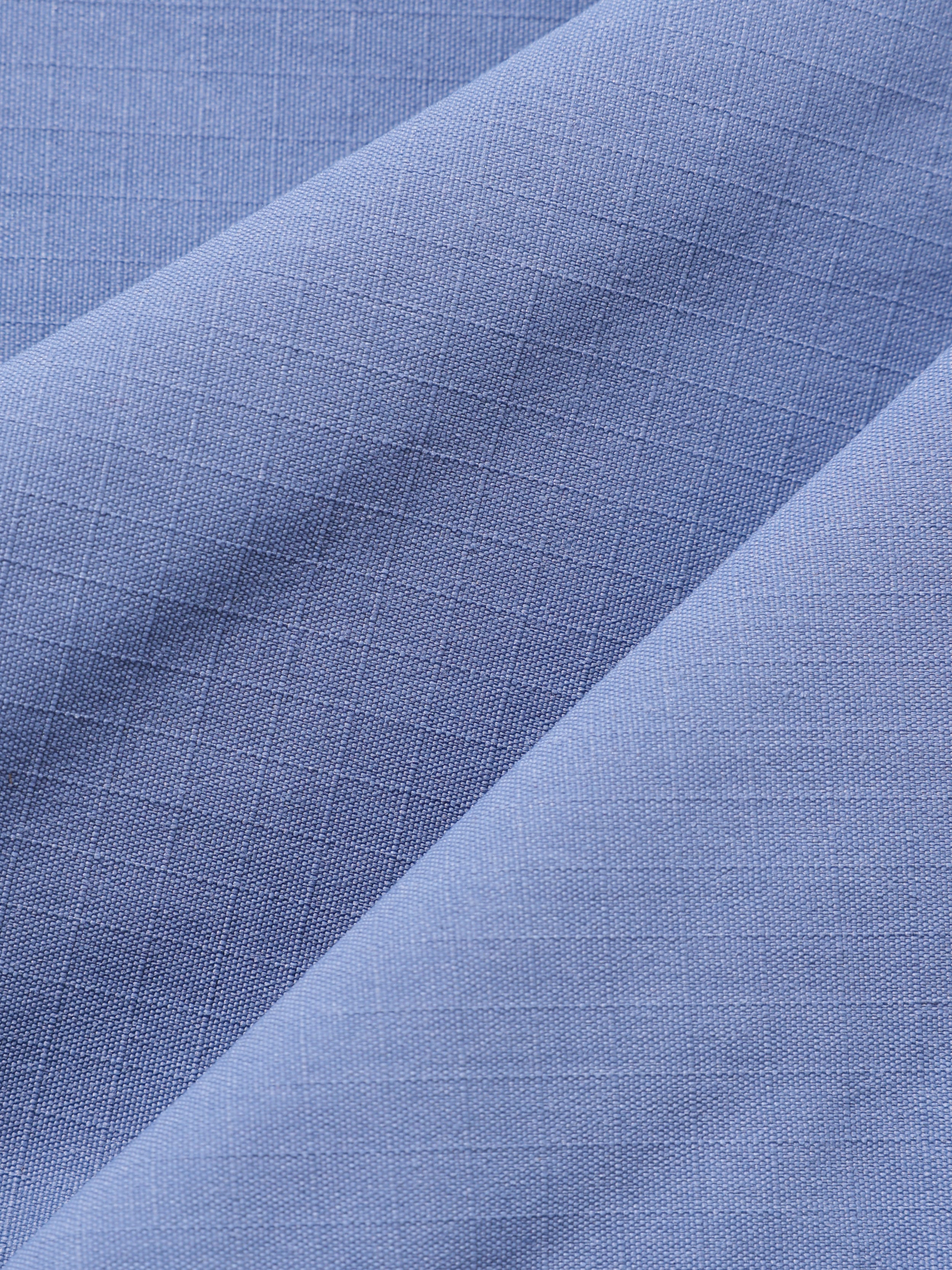 Men's Blue Relaxed Fit Textured Utility Cargo