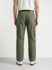 Men's Green Relaxed Fit Solid Utility Cargo