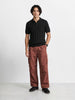 Men's Brown Baggy Fit Solid Utility Joggers